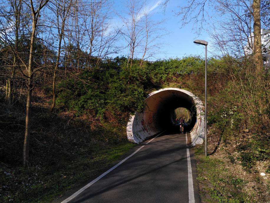 Bochum Tunnel auf der Springorumtrasse